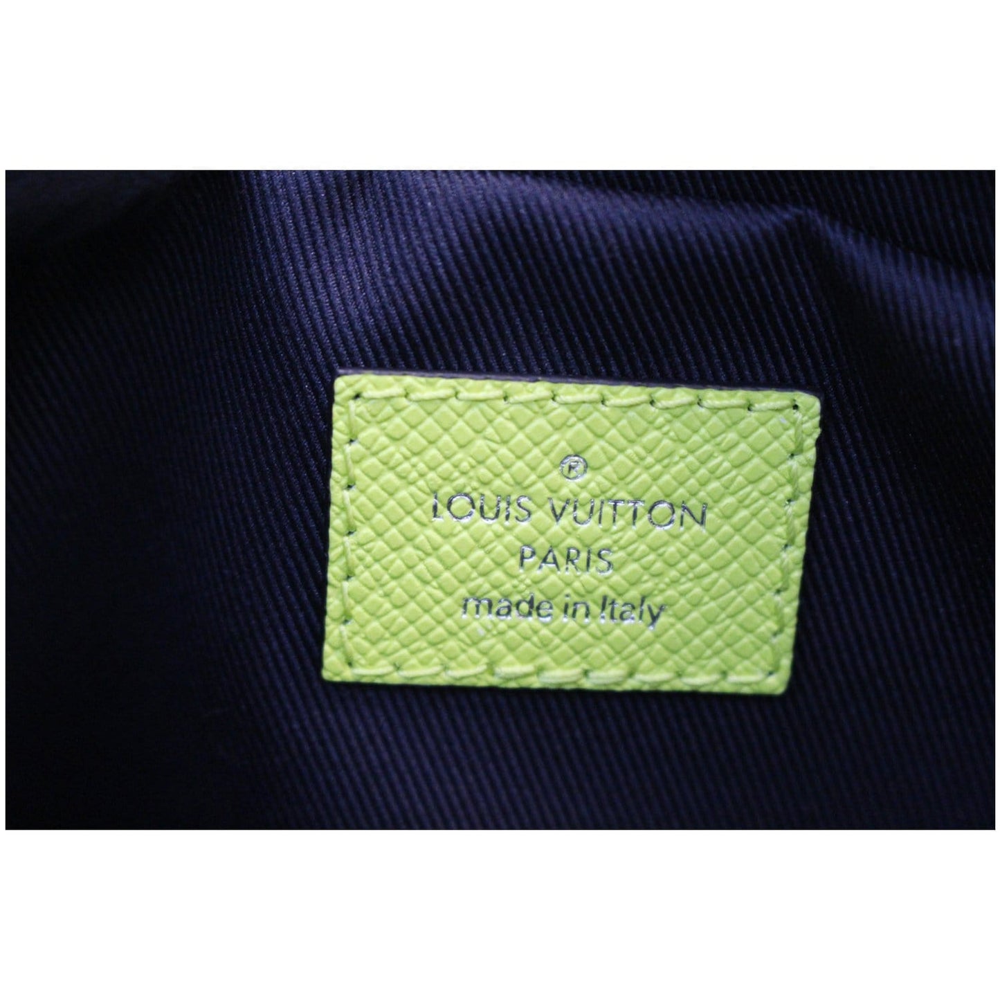 LOUIS VUITTON Outdoor Taiga Monogram Bahia Bumbag Lime Green