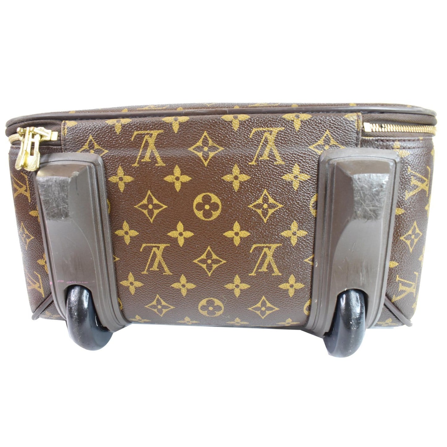 LOUIS VUITTON Pegase 45 Monogram Canvas Suitcase Travel Bag Brown