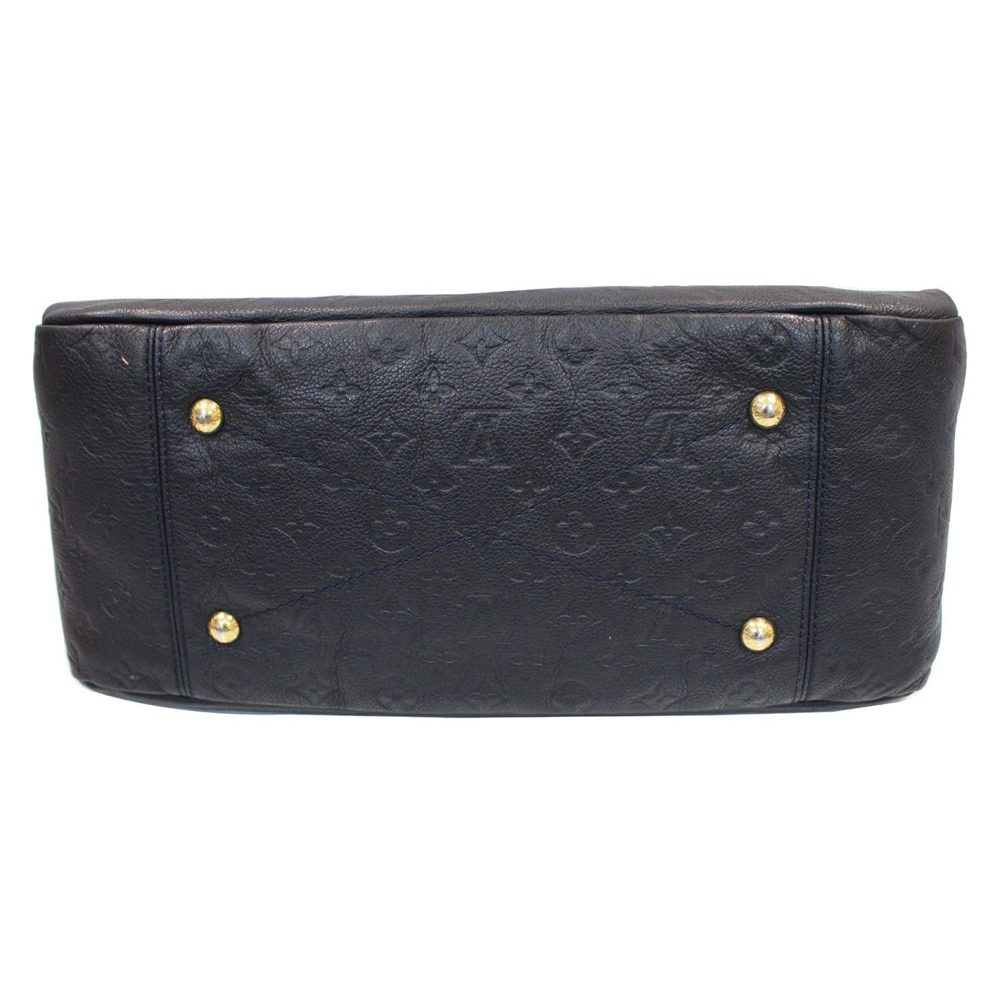 LOUIS VUITTON Artsy MM Empreinte Leather Shoulder Bag Black