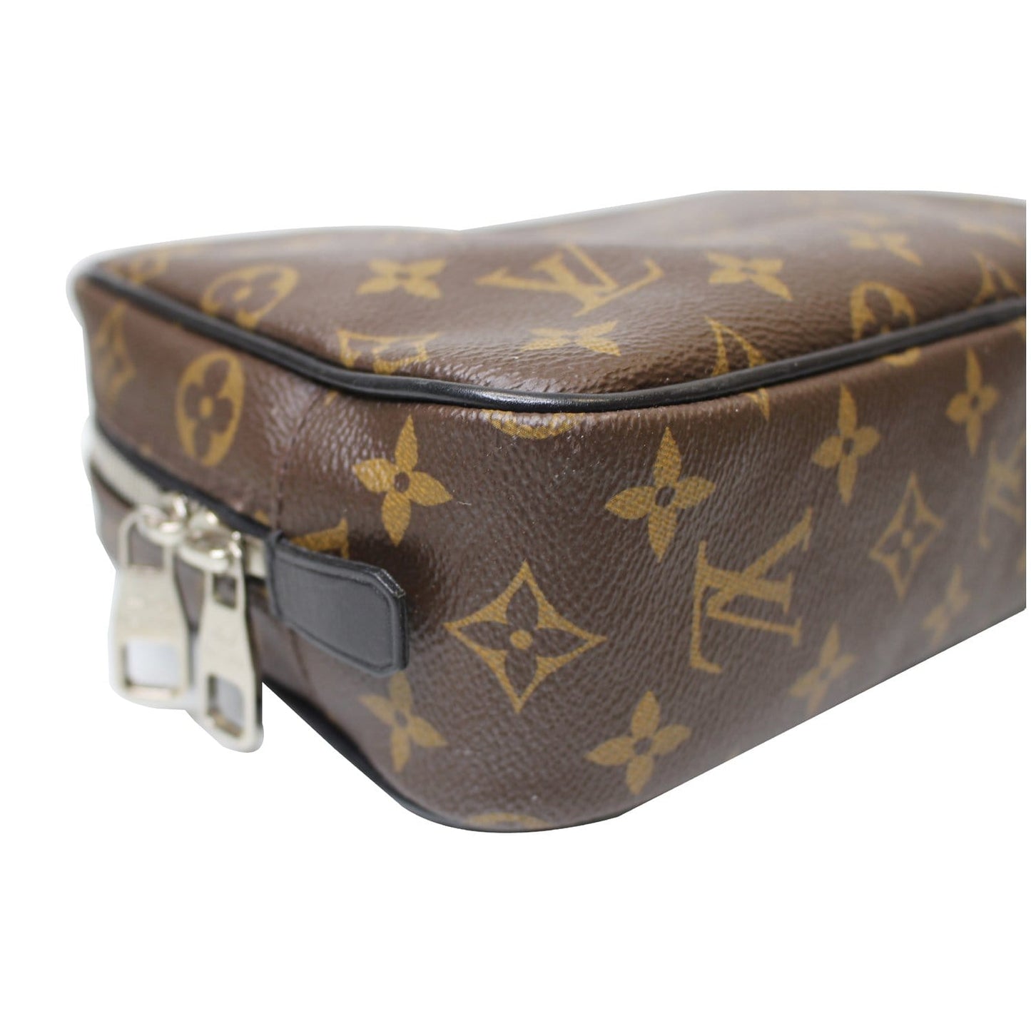 LOUIS VUITTON Monogram Macassar Toilet Pouch GM Brown
