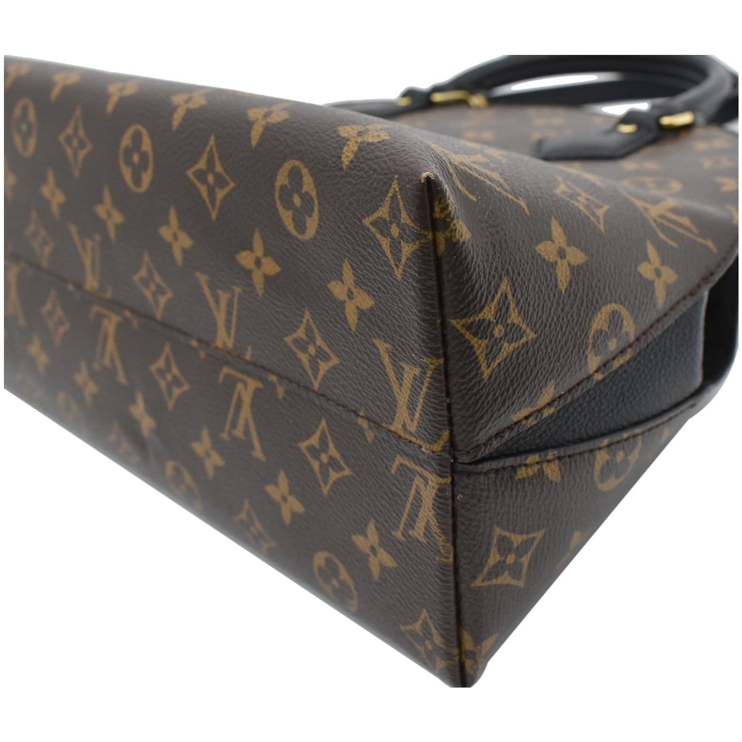 LOUIS VUITTON Alma B'N'B Monogram Canvas Shoulder Bag Brown