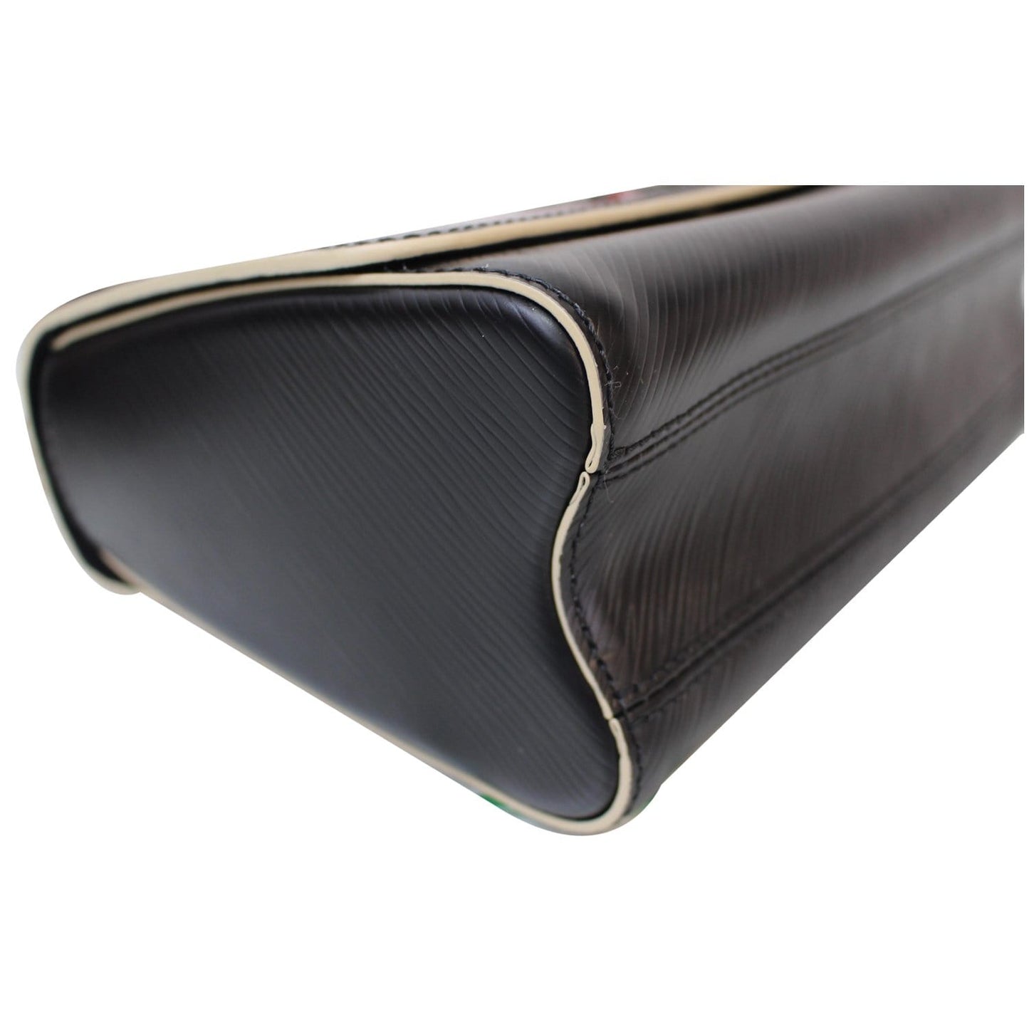 LOUIS VUITTON World Tour Twist MM Epi Leather Shoulder Bag Black