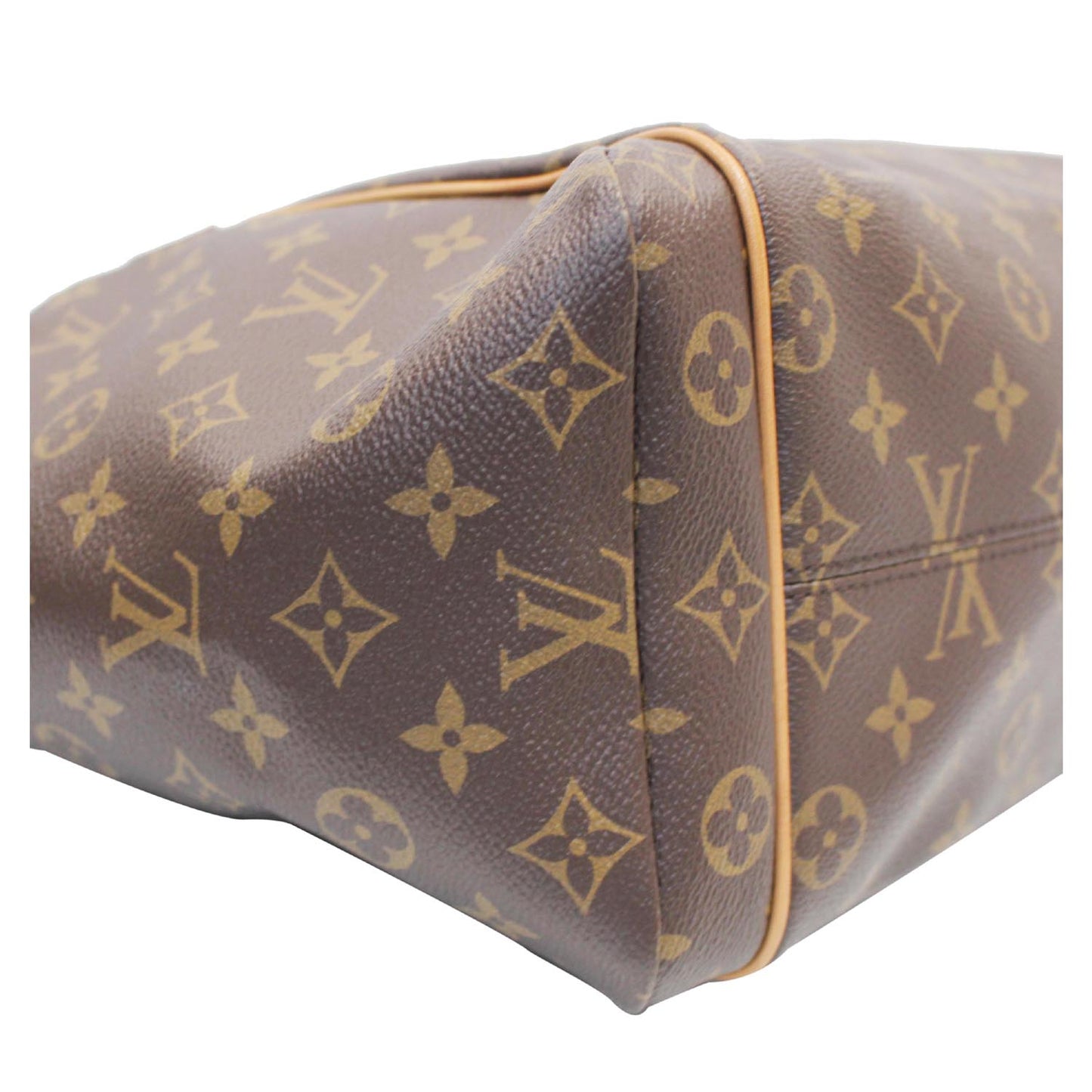 LOUIS VUITTON Totally MM Monogram Canvas Shoulder Bag Brown
