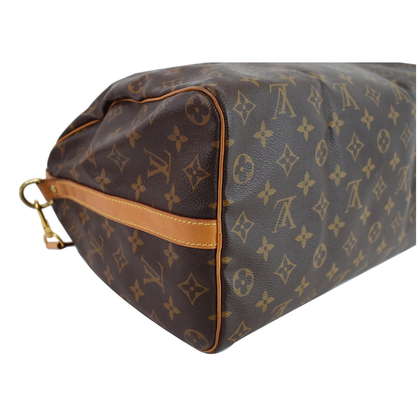 LOUIS VUITTON Speedy 35 Bandouliere Monogram Canvas Shoulder Bag Brown