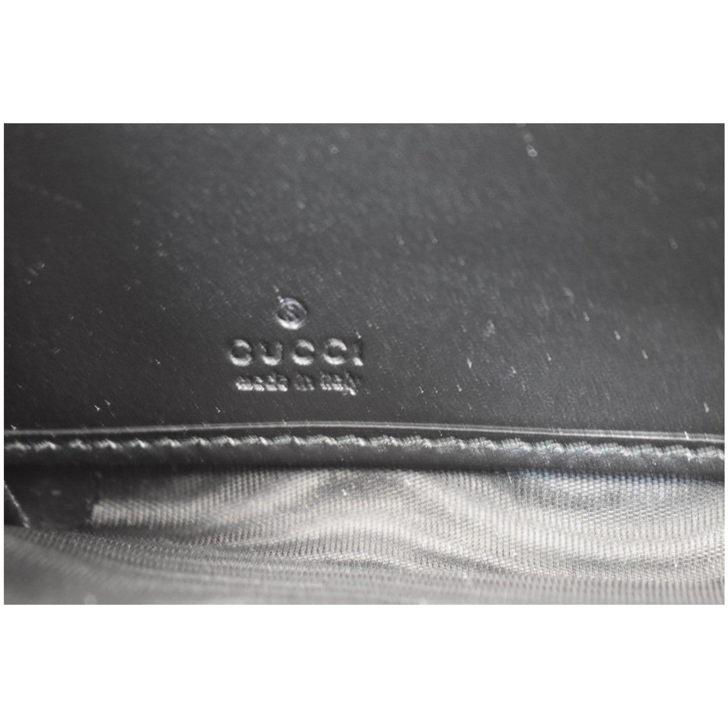 GUCCI Web Guccissima Leather Zip Around Wallet Black 408831