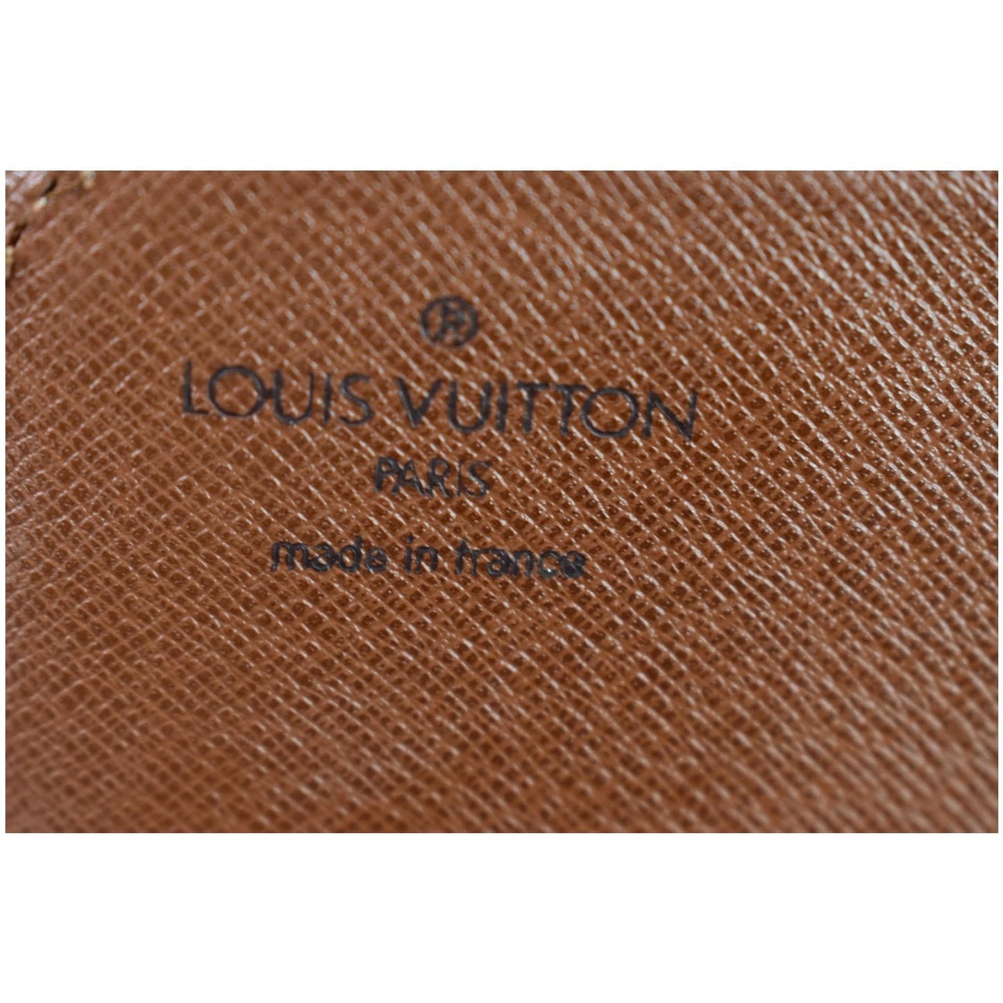 LOUIS VUITTON Cartouchiere PM Monogram Canvas Shoulder Bag Brown