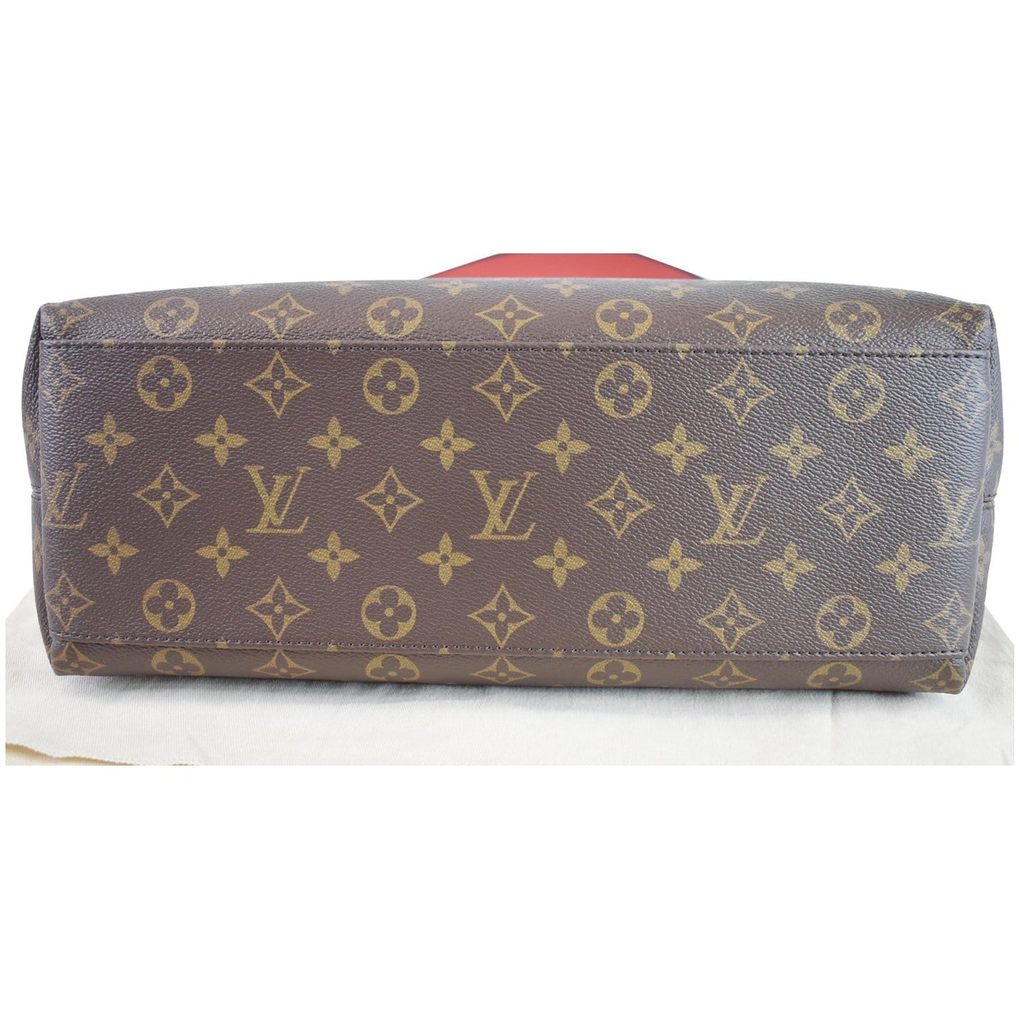 LOUIS VUITTON Tuileries Monogram Canvas Hobo Bag Caramel