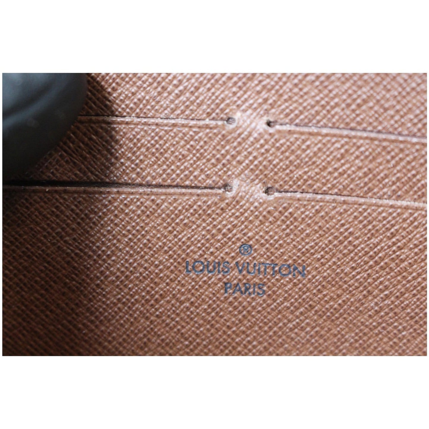 LOUIS VUITTON Zippy Monogram Canvas Long Wallet Brown
