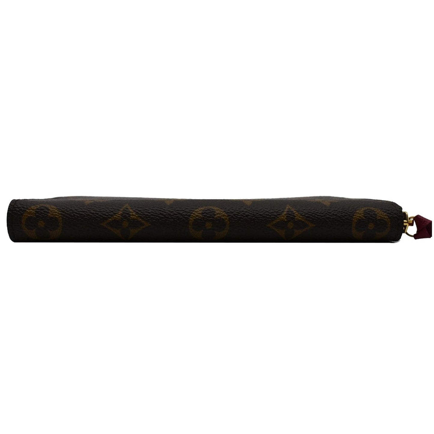 LOUIS VUITTON Clemence Monogram Canvas Zippy Wallet Brown