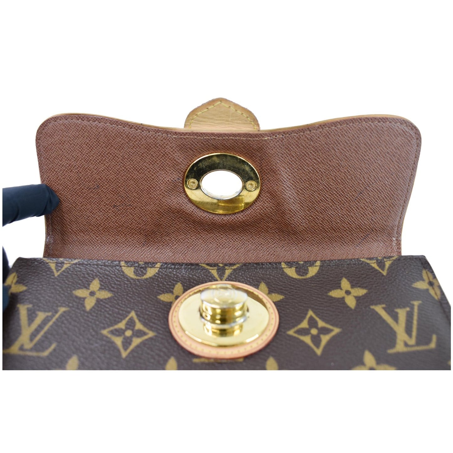 LOUIS VUITTON Monogram Canvas Boetie Wallet Brown