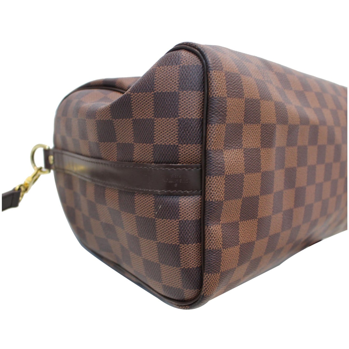 LOUIS VUITTON Speedy 30 Bandouliere Damier Ebene Shoulder Bag Brown