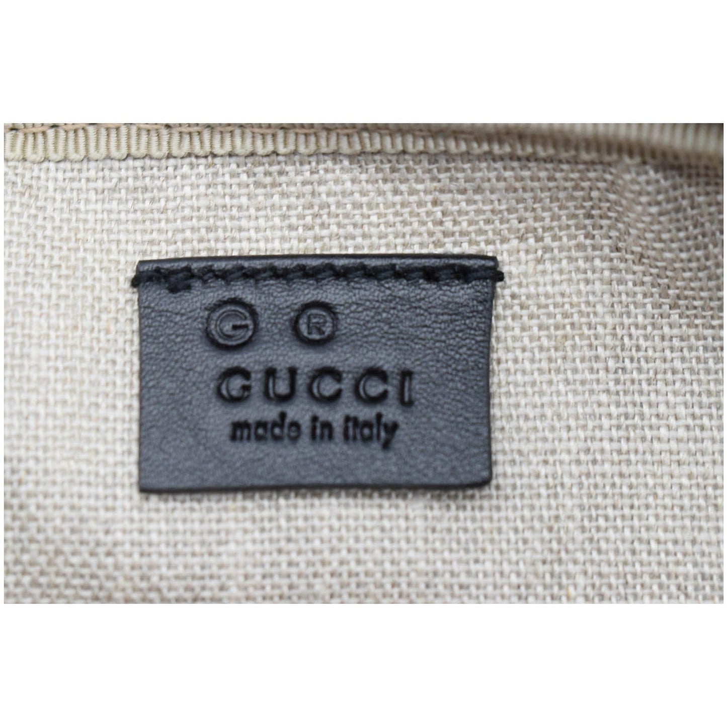 GUCCI Microguccissima Leather Clutch Bag Black 607726
