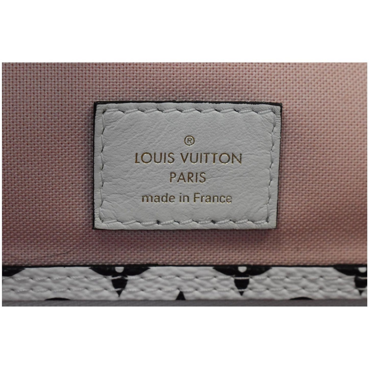 LOUIS VUITTON Giant Neverfull MM Monogram Canvas Shoulder Bag Red/Pink