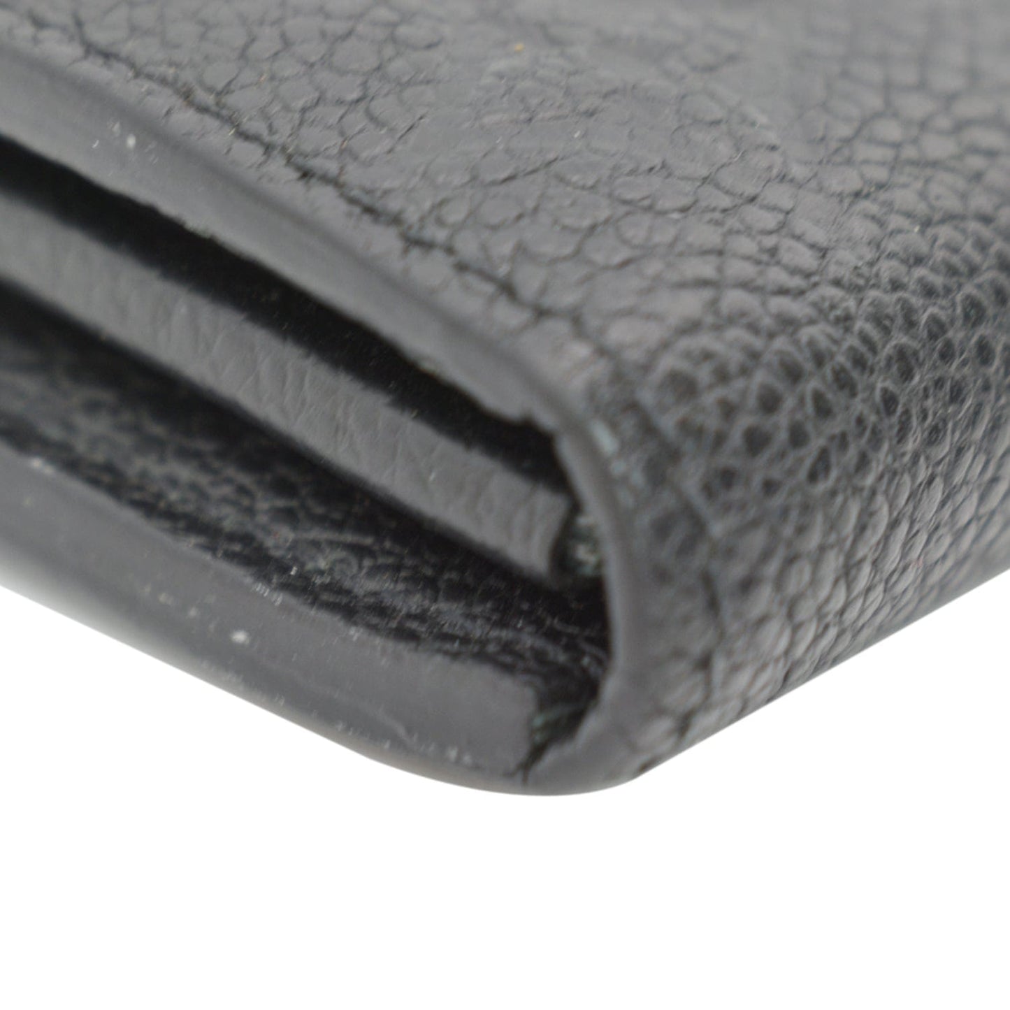 LOUIS VUITTON Sarah Monogram Empreinte Leather Wallet Black