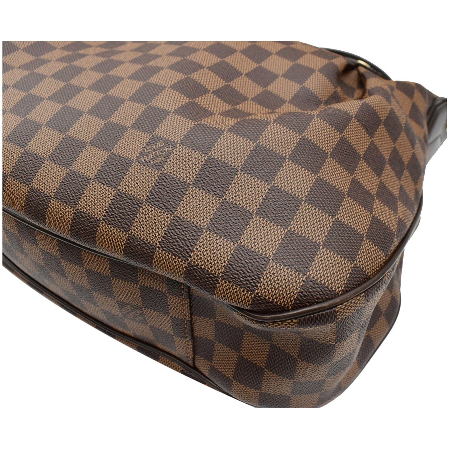 LOUIS VUITTON Evora MM Damier Ebene Shoulder Bag Brown