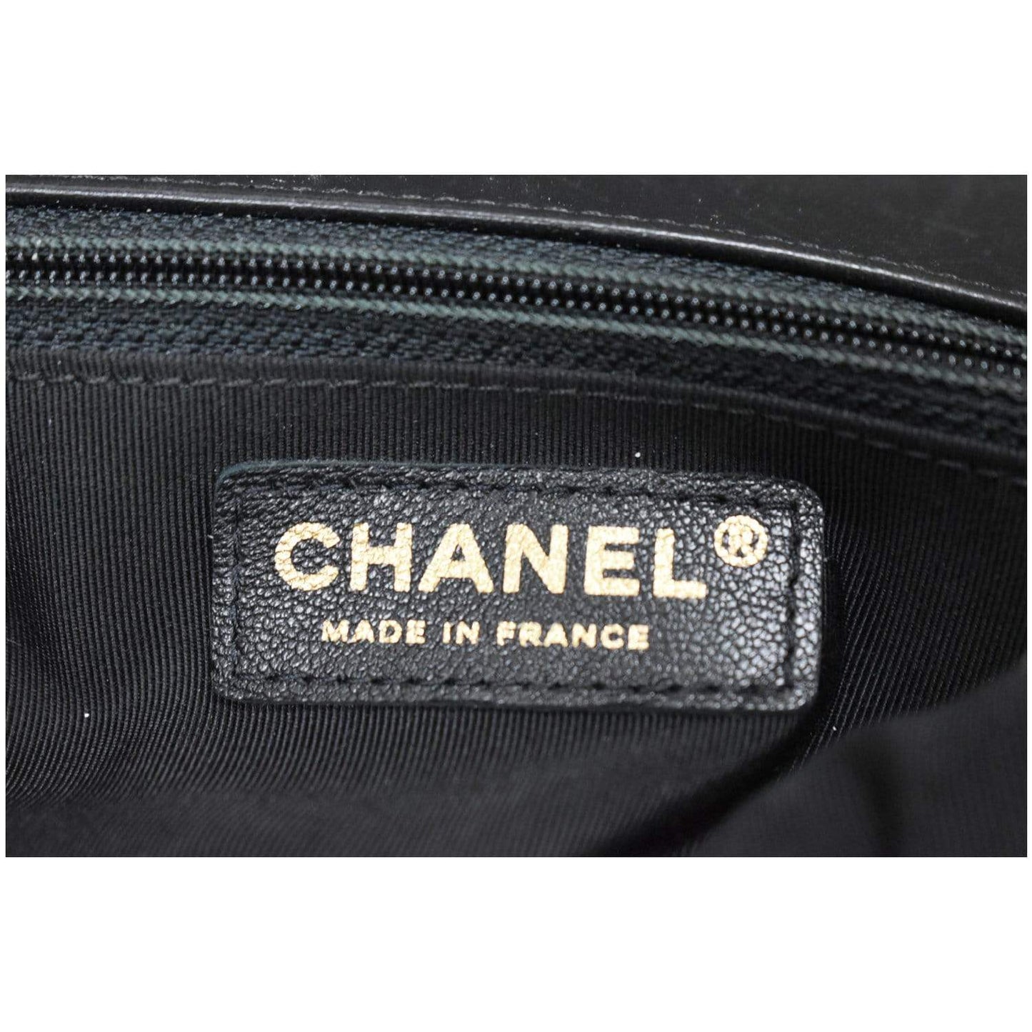 CHANEL Medium Boy Flap Lambskin Leather Shoulder Bag Black