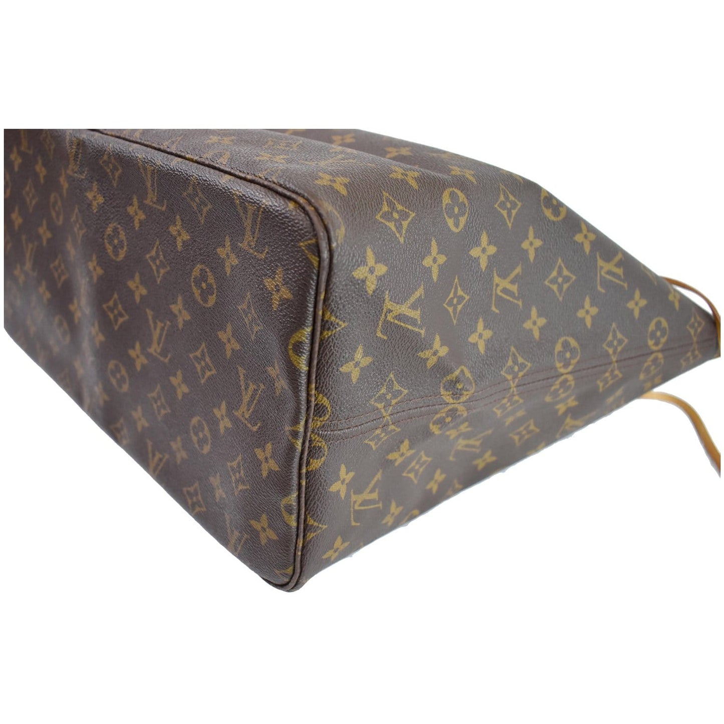 LOUIS VUITTON Neverfull GM Monogram Canvas Tote Shoulder Bag Brown