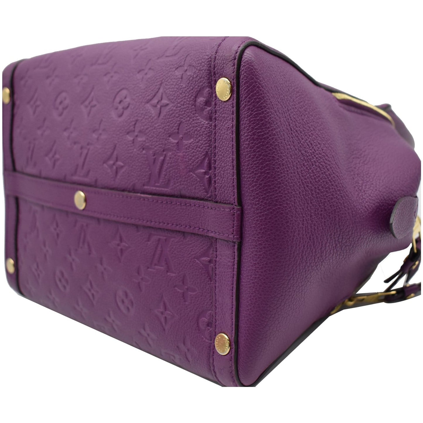 LOUIS VUITTON Marais MM Empreinte Monogram Hobo Bag Amethyste