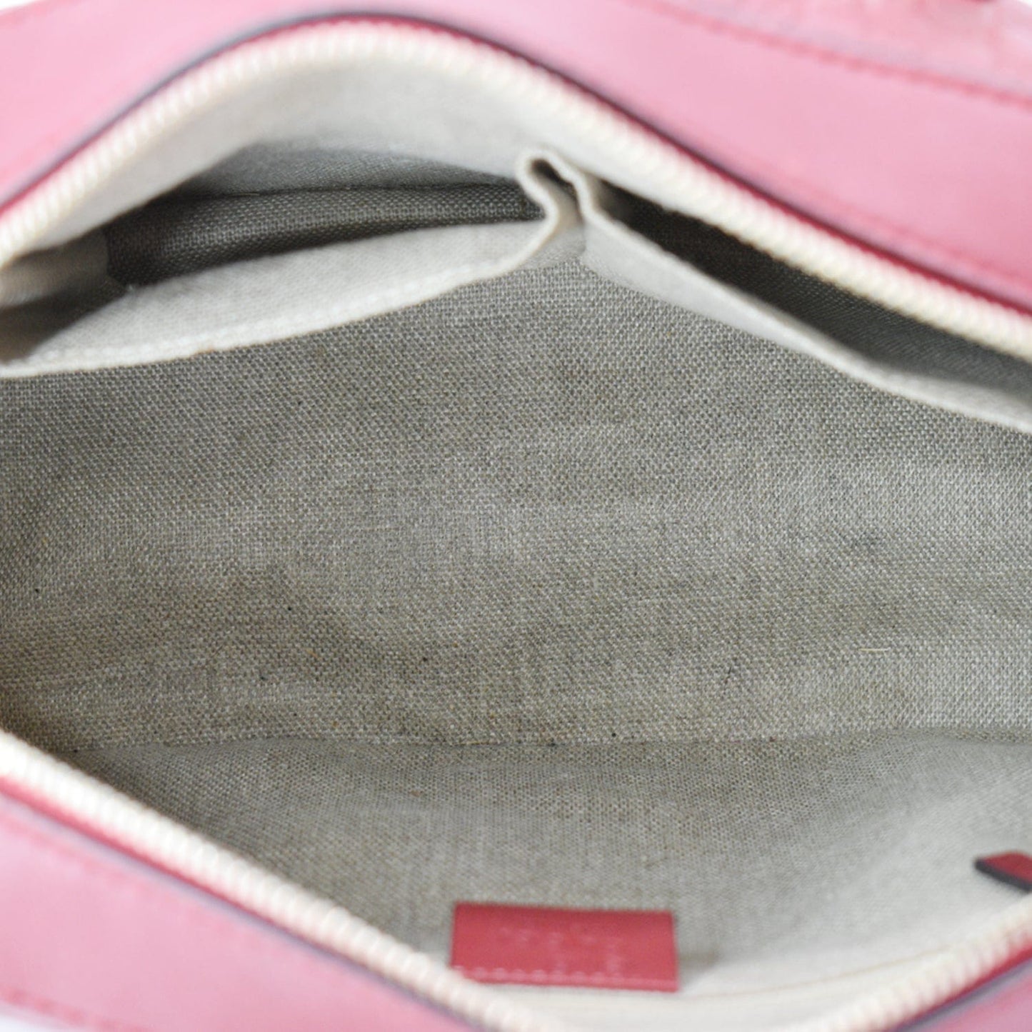 GUCCI Microguccissima Small Leather Crossbody Bag Navy Red 510286