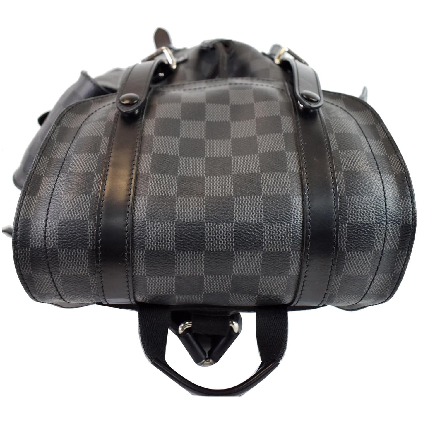 LOUIS VUITTON Christopher PM Damier Graphite Backpack Bag Black