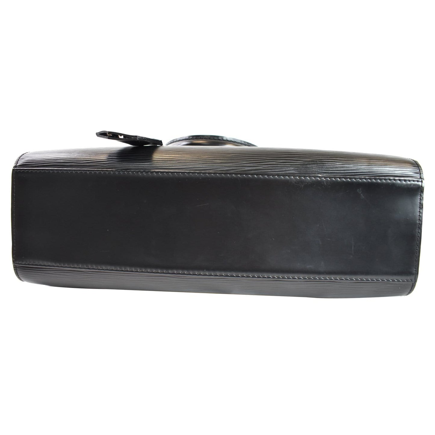 LOUIS VUITTON Pont Neuf PM Epi Leather Satchel Bag Black