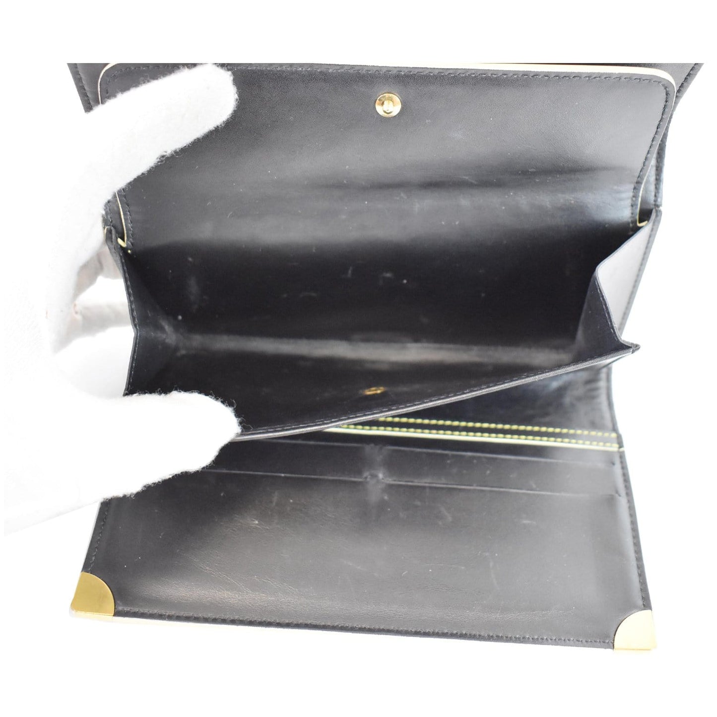LOUIS VUITTON Suhali Porte-Tresor International Wallet Black - Last Call