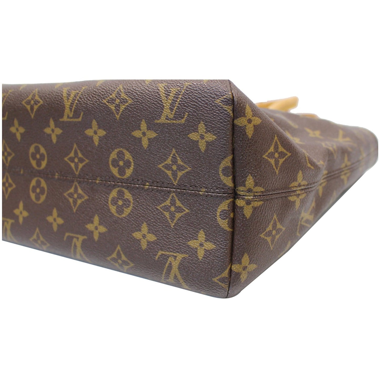LOUIS VUITTON Monogram Canvas Raspail PM Shoulder Bag Brown