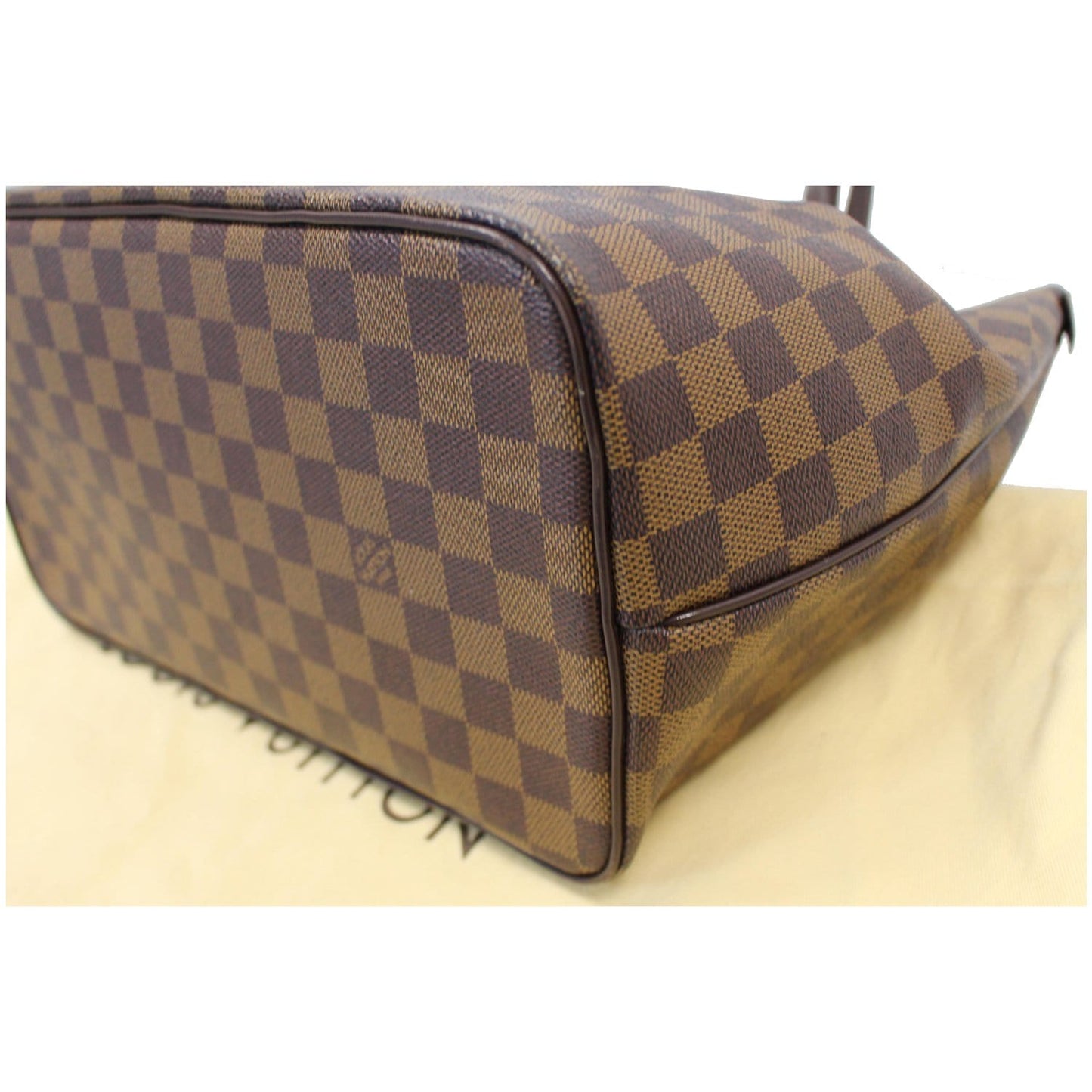 LOUIS VUITTON Westminster GM Damier Ebene Tote Shoulder Bag Brown