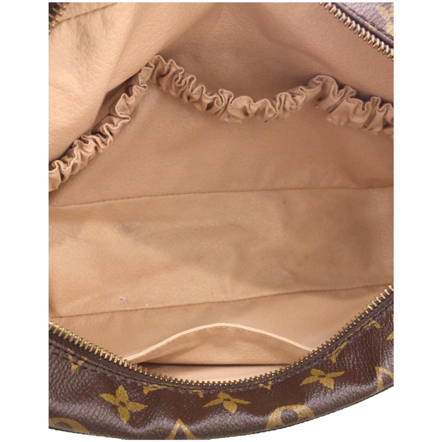 LOUIS VUITTON Trousse Toilette 28 Monogram Canvas Cosmetic Pouch Brown