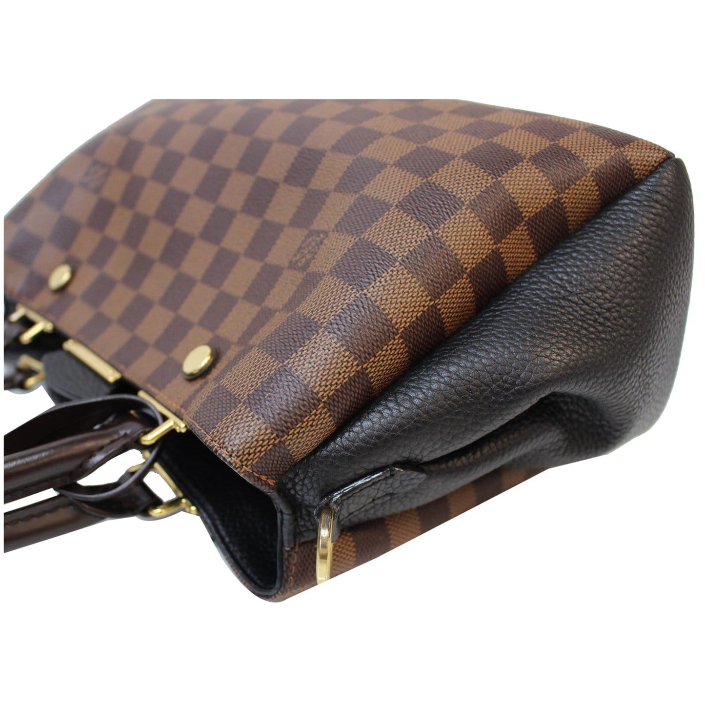 LOUIS VUITTON Brittany Damier Ebene Shoulder Bag Brown