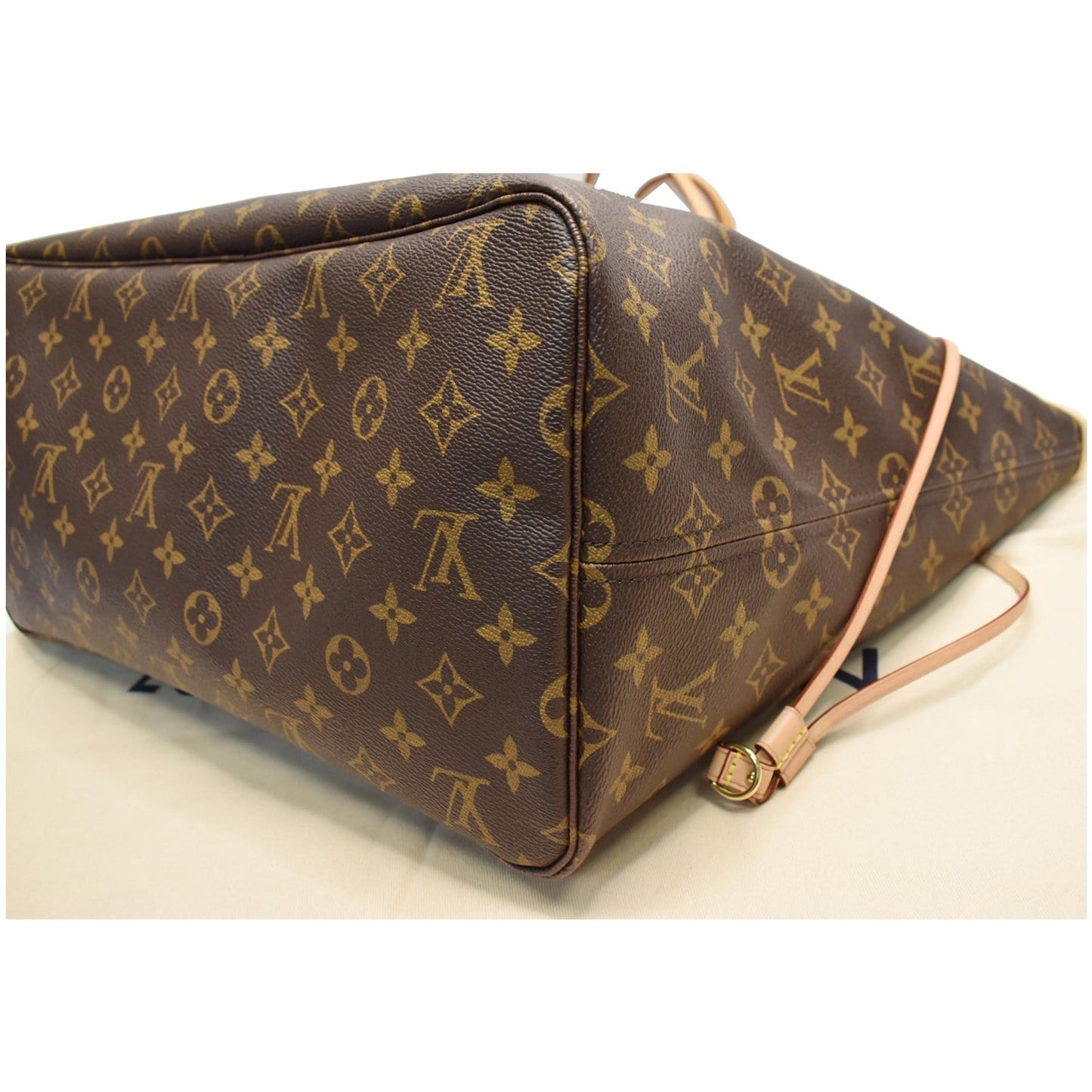 LOUIS VUITTON Neverfull GM Monogram Canvas Shoulder Bag Brown