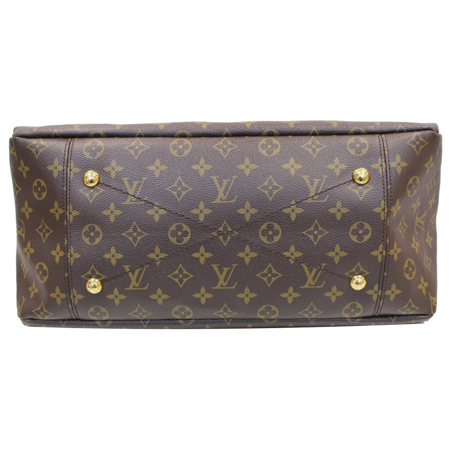 LOUIS VUITTON Artsy MM Monogram Canvas Shoulder Bag Brown