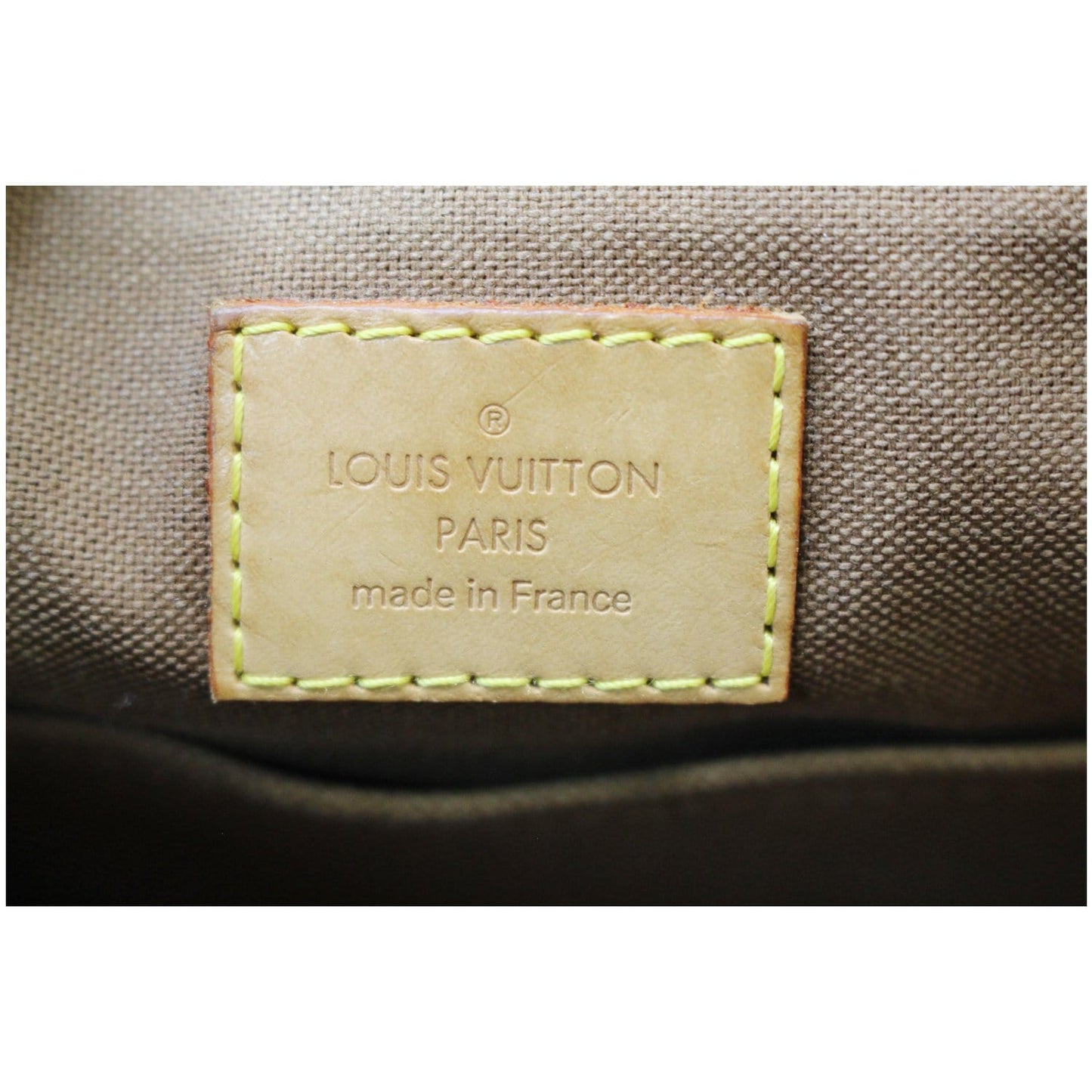 LOUIS VUITTON Popincourt Haut Monogram Canvas Shoulder Bag Brown