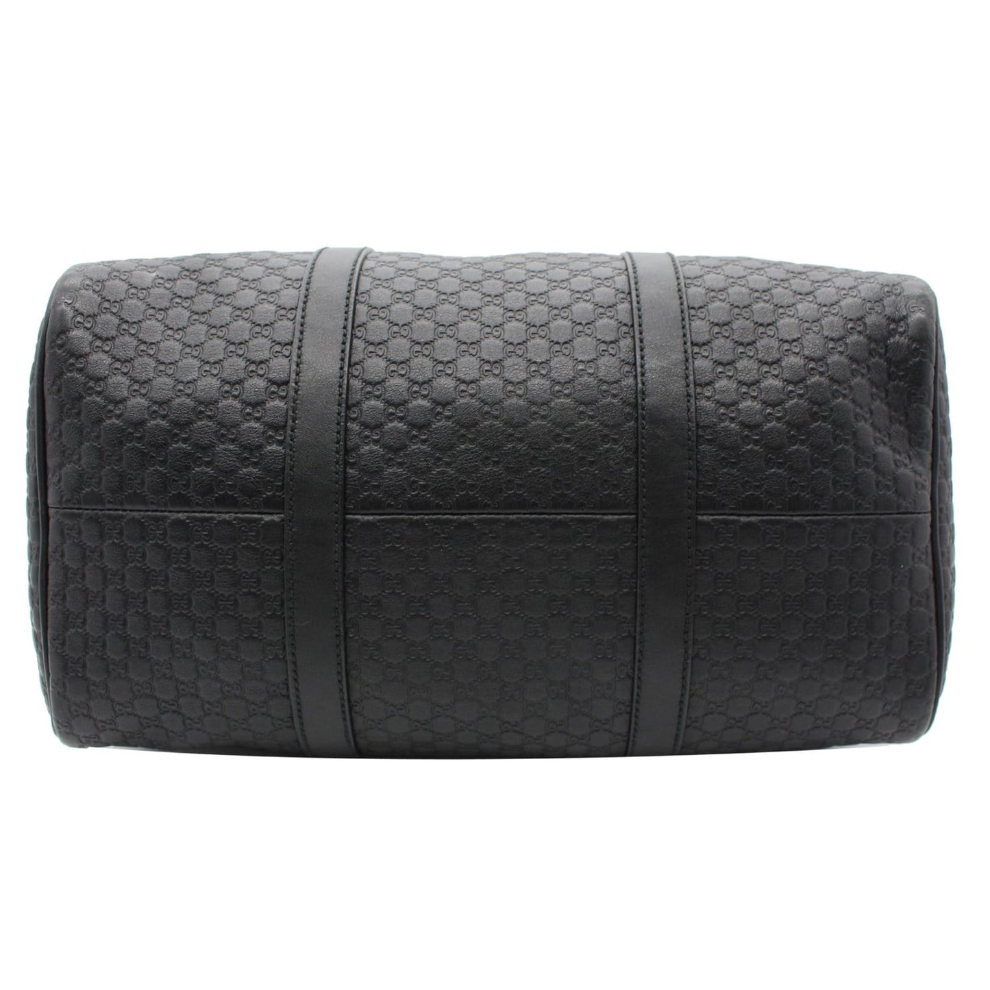 GUCCI Microguccissima Leather Boston Bag Black 449646