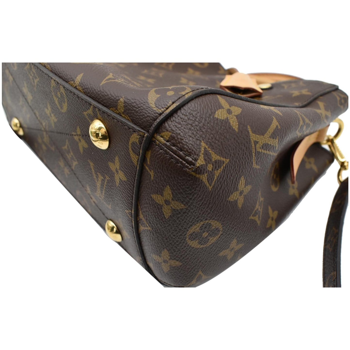 LOUIS VUITTON Montaigne BB Monogram Canvas Satchel Bag Brown - 20% OFF