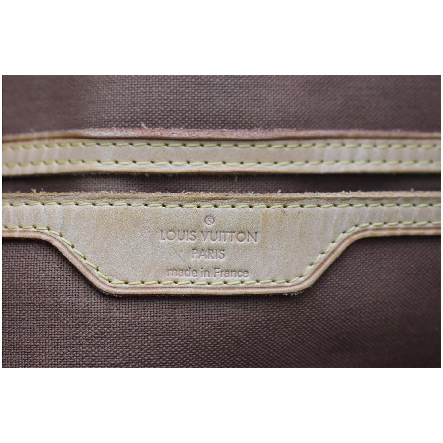 LOUIS VUITTON Palermo GM Monogram Canvas Tote Shoulder Bag Brown