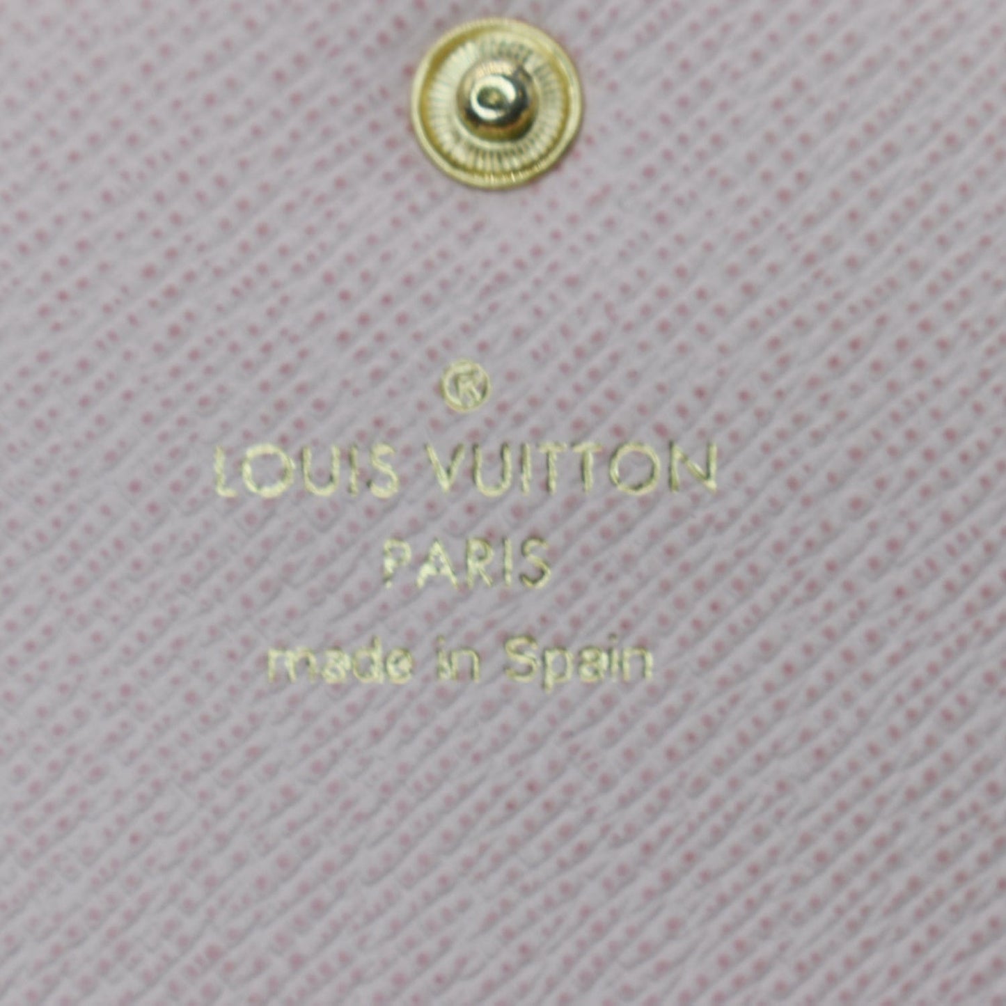 LOUIS VUITTON Emilie Monogram Canvas Wallet Rose Ballerine