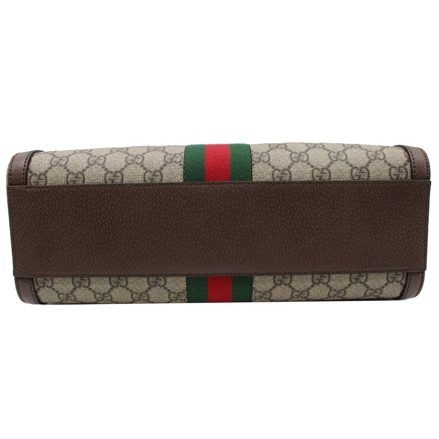 GUCCI Ophidia GG Canvas Medium Top Handle Shoulder Bag Beige 524532
