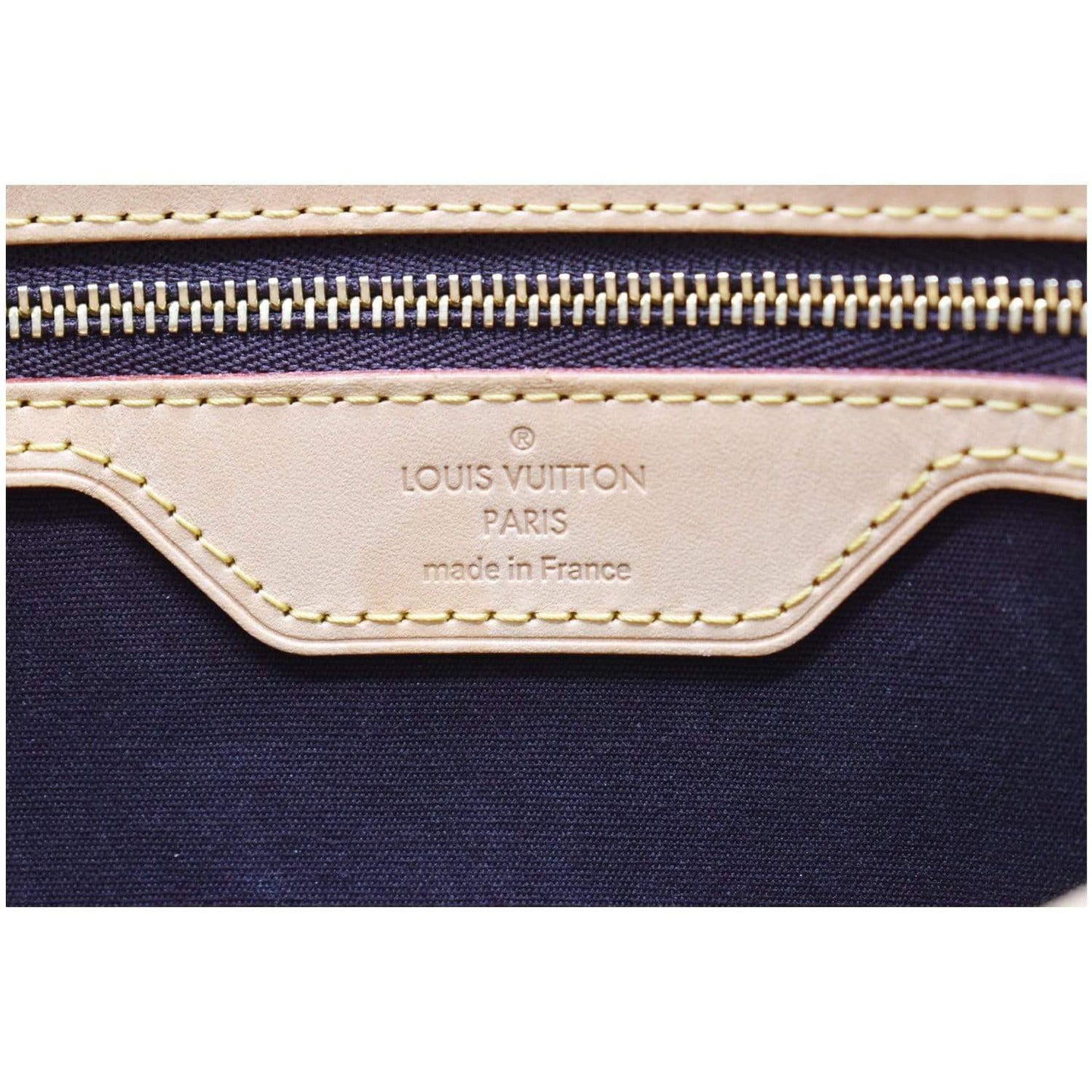 LOUIS VUITTON Brea MM Monogram Vernis Satchel Bag Amarante