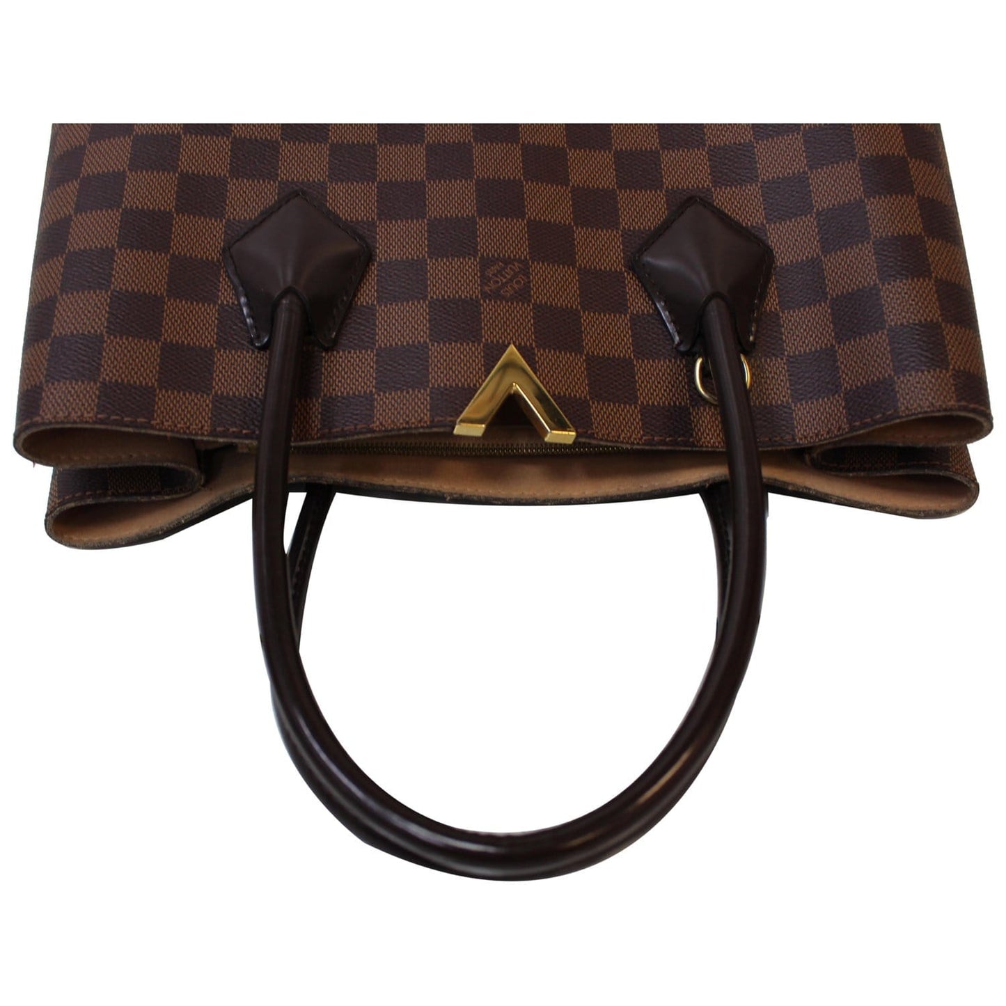 LOUIS VUITTON Kensington Damier Ebene Shoulder bag Brown