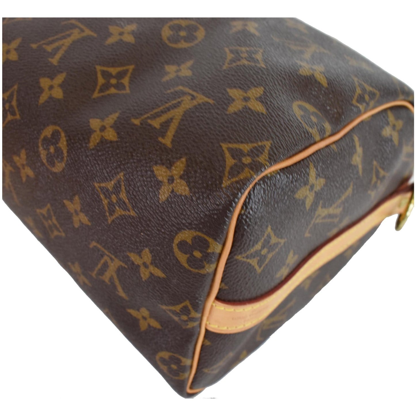 LOUIS VUITTON Speedy 25 Bandouliere Monogram Canvas Shoulder Bag Brown