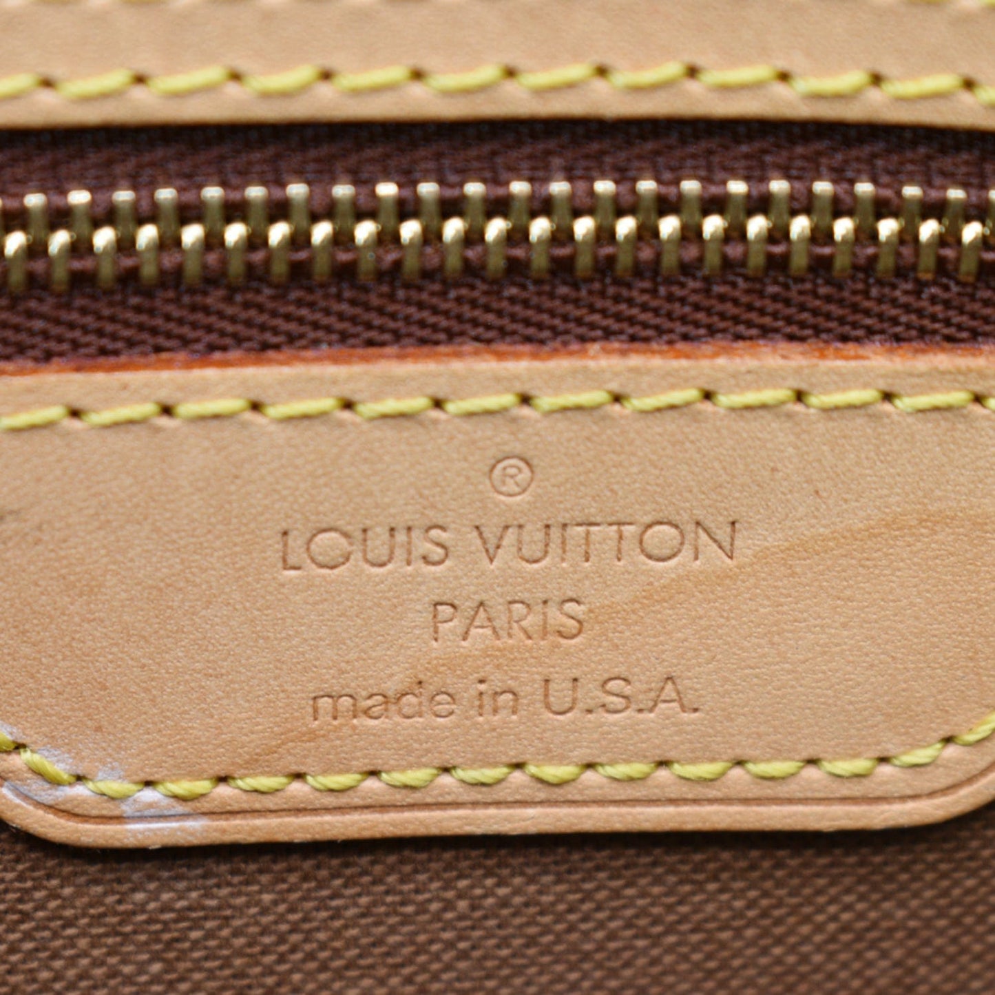 LOUIS VUITTON Batignolles Horizontal Monogram Canvas Shoulder Bag Brown