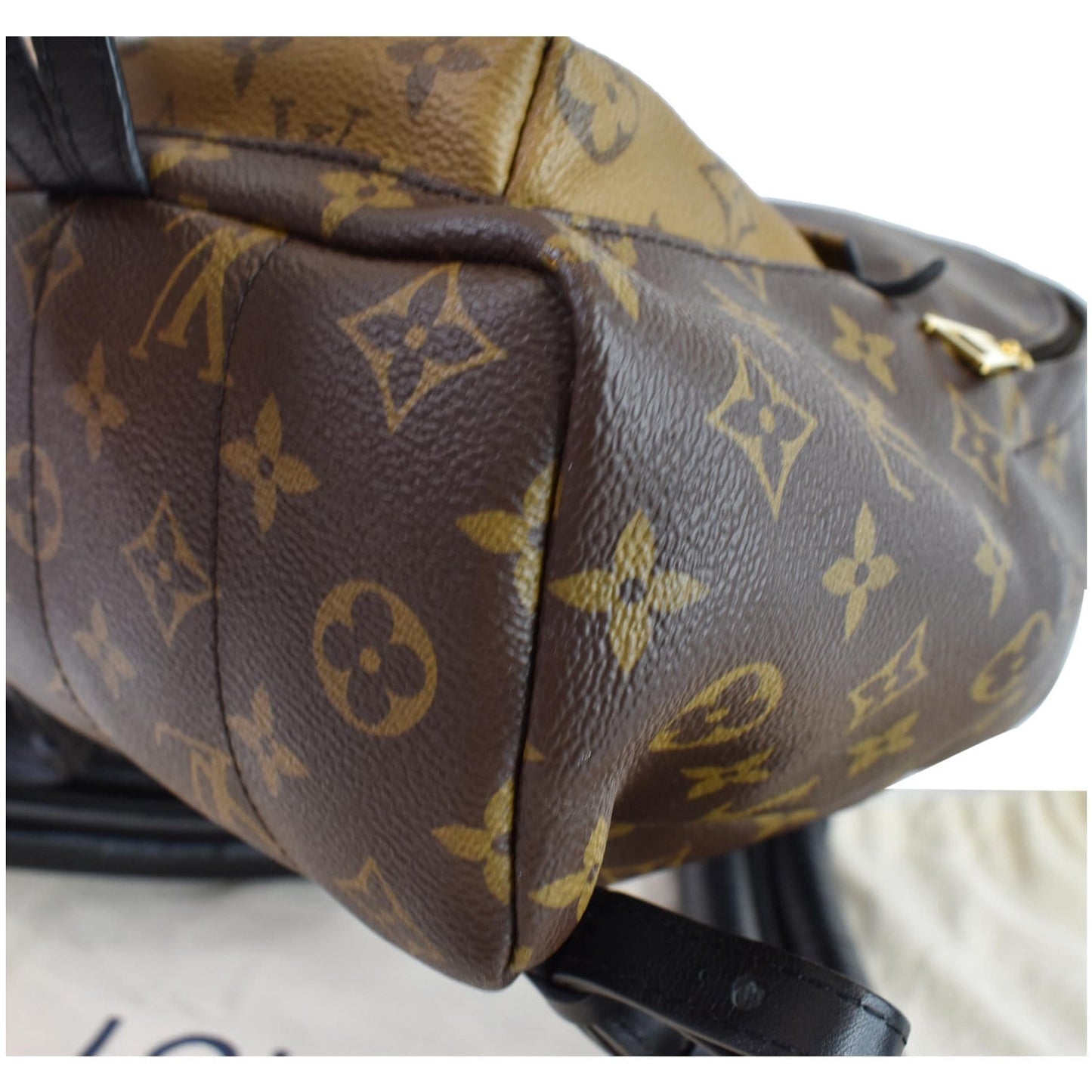 LOUIS VUITTON Palm Springs PM Monogram Reverse Canvas Backpack Brown