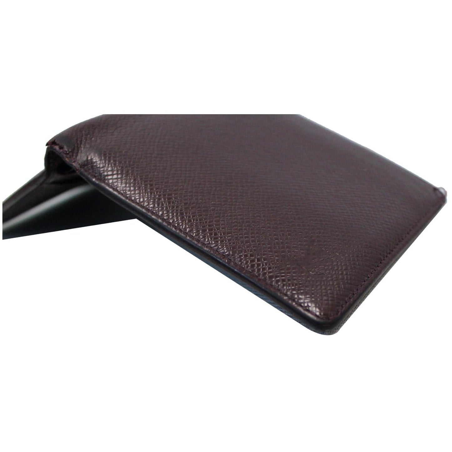 LOUIS VUITTON Multiple Acajou Taiga Leather Bifold Wallet Brown - 25% OFF