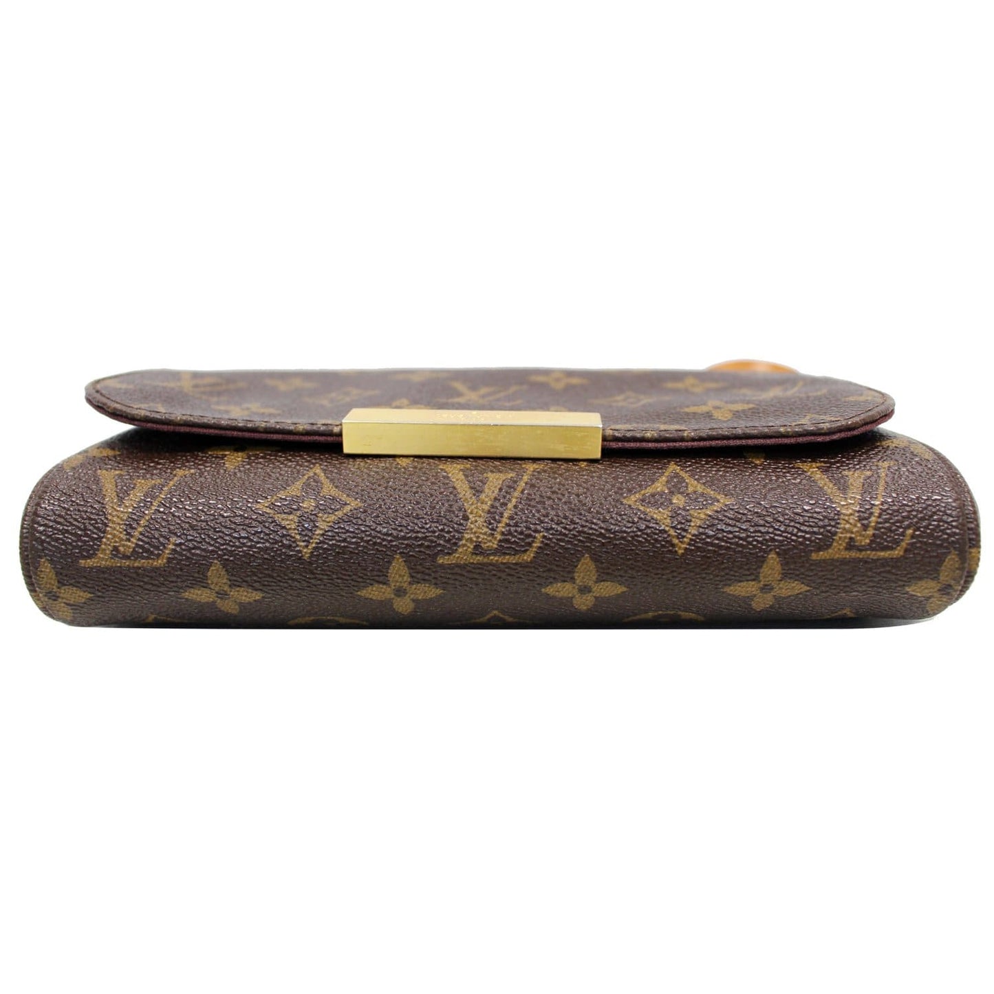LOUIS VUITTON Favorite PM Monogram Canvas Crossbody Bag Brown
