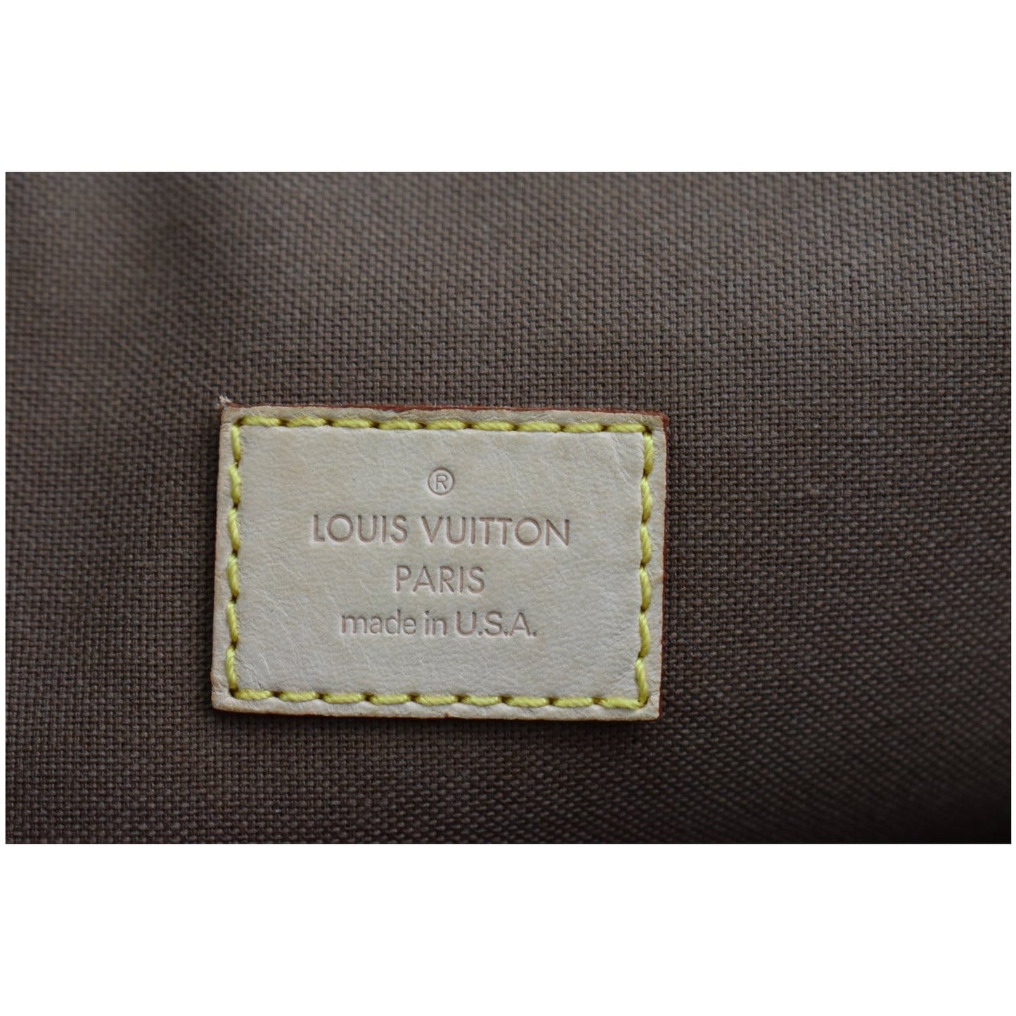 LOUIS VUITTON Lockit Vertical PM Monogram Canvas Tote Bag Brown