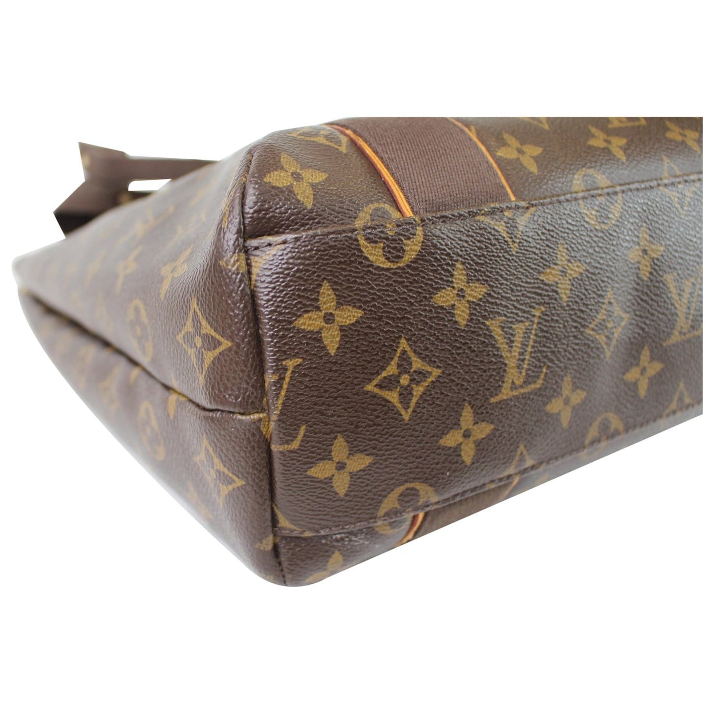 LOUIS VUITTON Cabas Beaubourg Damier Ebene Tote Bag Brown