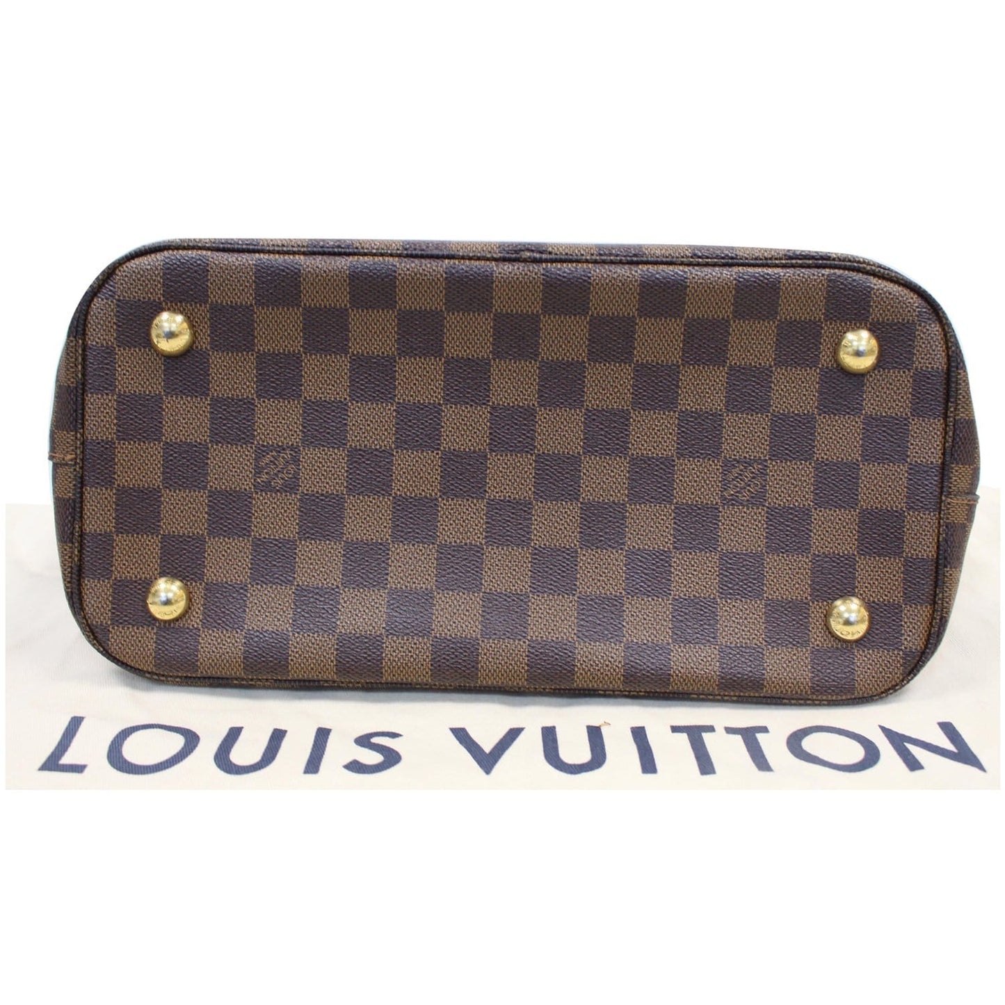 LOUIS VUITTON Belmont Damier Ebene Shoulder Bag Brown