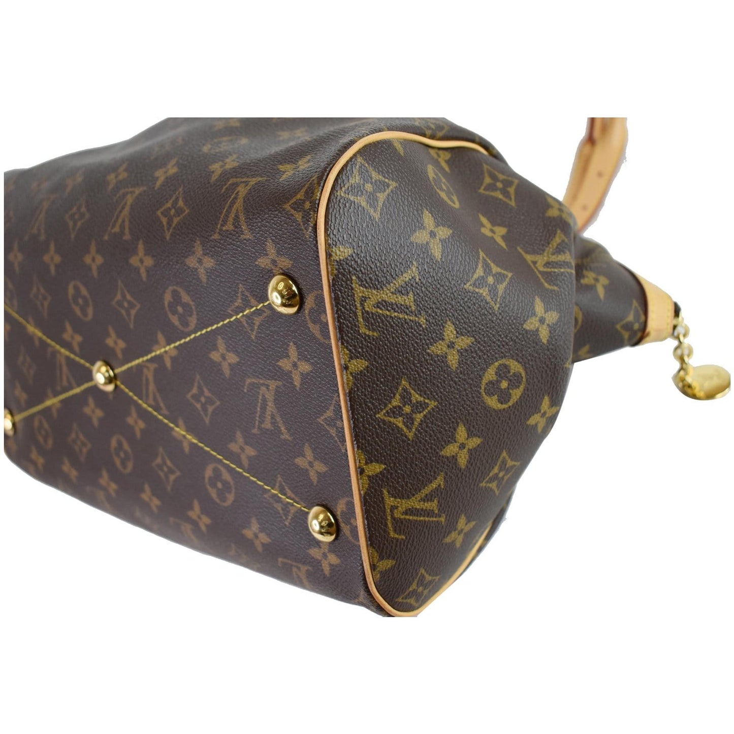 LOUIS VUITTON  Tivoli GM Monogram Canvas Shoulder Bag Brown