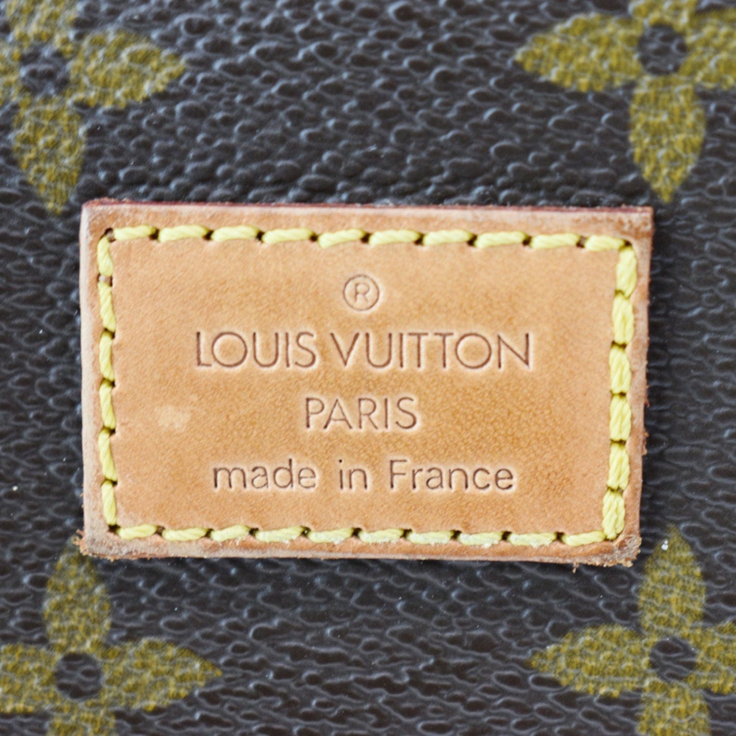 LOUIS VUITTON Saumur 30 Monogram Canvas Crossbody Bag Brown